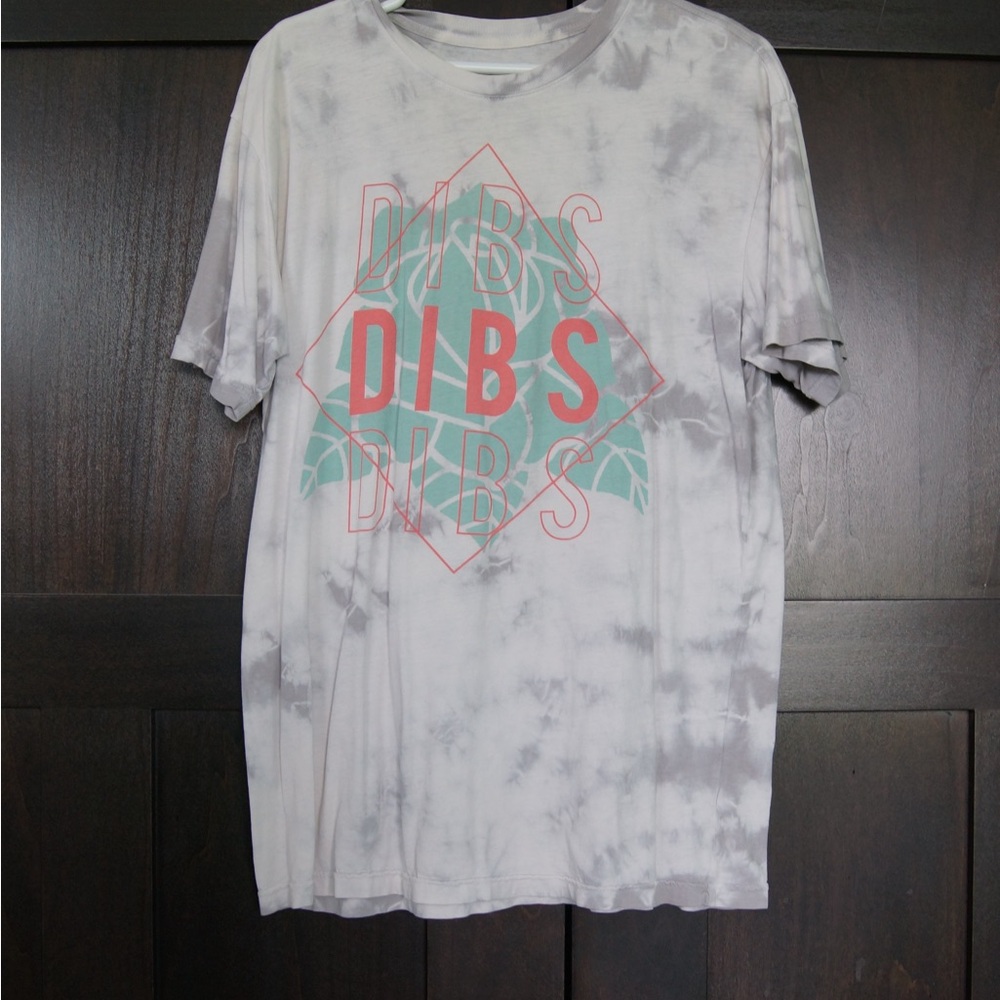 Gray Short Sleeve Tie-Dye Tee